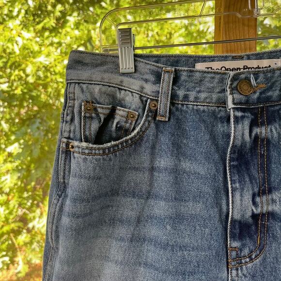 TheOpen Product Women's Super High Rise Ripped Knee Jeans Size 2 (30" Waist) - Picture 4 of 9